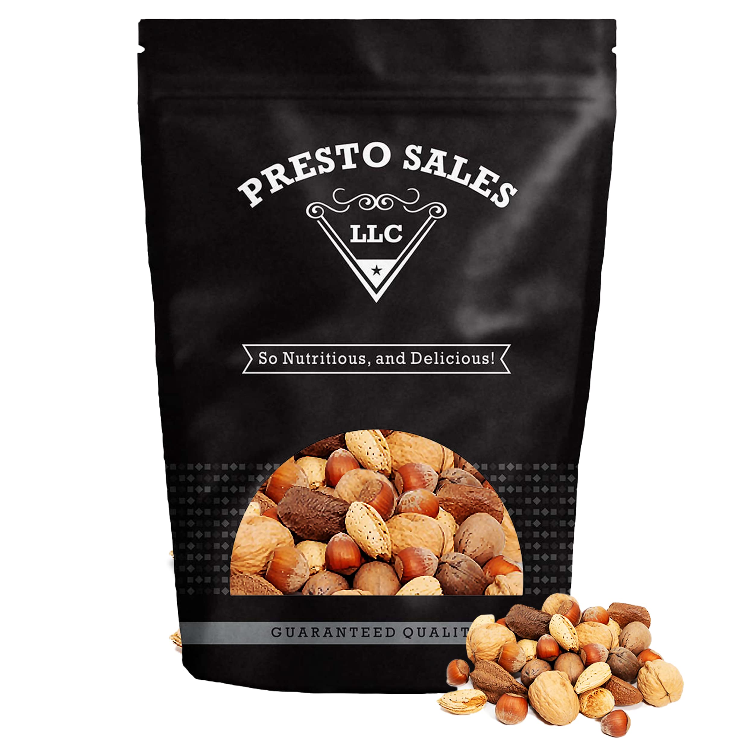 Amazon.com : Presto Sales Mixed Nuts in Shell 16 oz | Brazil Nuts